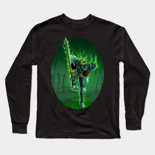 Sir Daniel Fortesque Long Sleeve T-Shirt by ArnarionArt